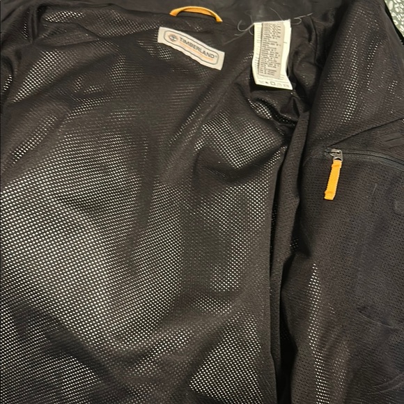 Vintage Timberland Men's Black and Gray Jacket - Picture 2 of 11